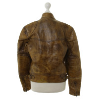 Belstaff Antique-look leather jacket