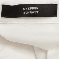 Steffen Schraut Hemdblusenkleid in Weiß