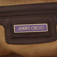 Jimmy Choo borsa di cuoio marrone