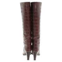 Armani Boots in donkerbruin