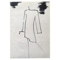 Karl Lagerfeld Fashion Sketch