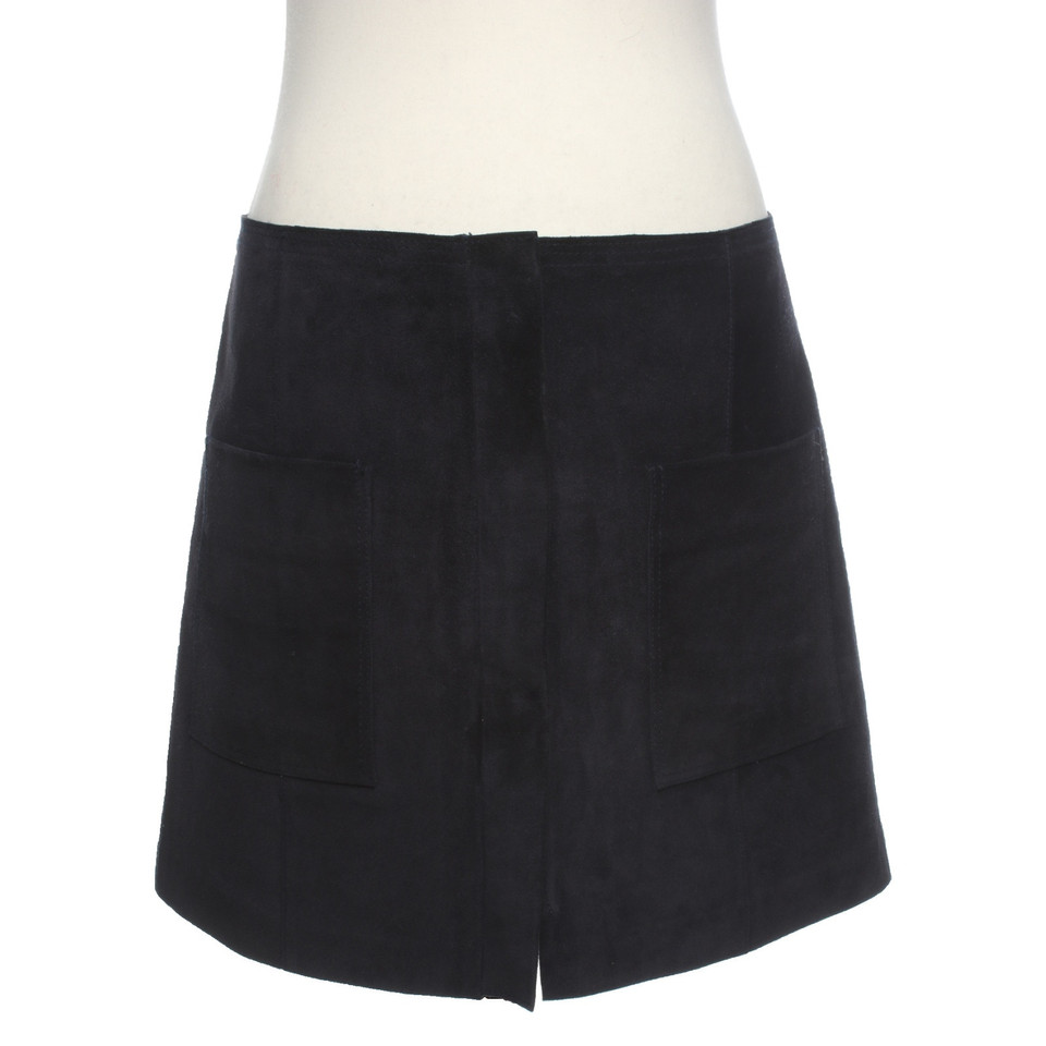 Isabel Marant Etoile Skirt Suede in Blue