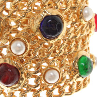 Chanel Bangle with colorful glass beads