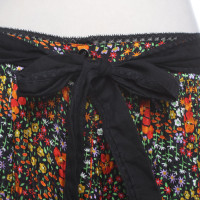 D&G Silk skirt with a floral pattern