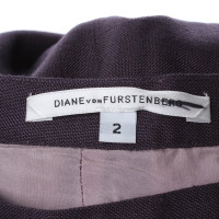 Diane Von Furstenberg Gonna in melanzana