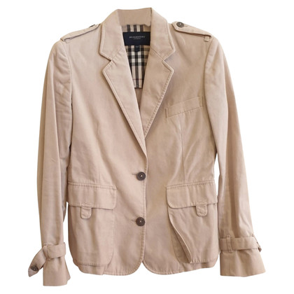 Burberry Jacket/Coat Cotton in Beige