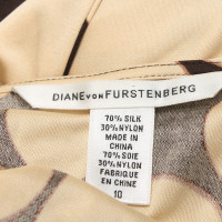 Diane Von Furstenberg Top à Bicolor