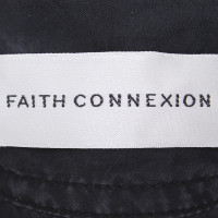 Faith Connexion Bluse mit Strick-Bündchen
