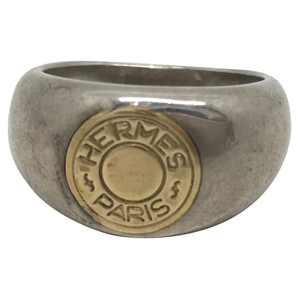 Hermès Hermes ring in silver and gold