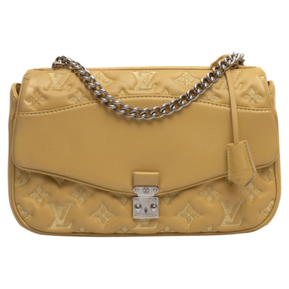 Louis Vuitton Mama Broderie in Pelle in Giallo