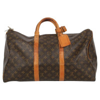 Louis Vuitton Keepall 45 in Pelle in Marrone