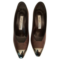 Sergio Rossi Pumps/Peeptoes Leather in Brown