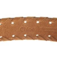 Chloé Python leather belt