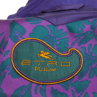 Etro Zijden Blazer in Purple