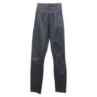 Paige Jeans trousers with leather trim