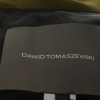 Dawid Tomaszewski Kleid mit Materialmix