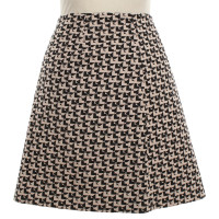 Twin Set Simona Barbieri skirt with heart pattern