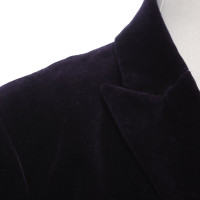 Massimo Dutti Blazer aus Baumwolle in Violett