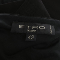 Etro Kleid aus Viskose in Schwarz