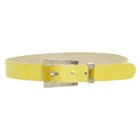 Escada Belt in metallic yellow