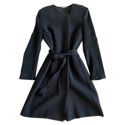 Roberto Cavalli Jacket/Coat Cashmere in Black