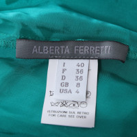 Alberta Ferretti Abito in seta in verde