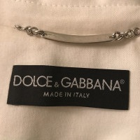 Dolce & Gabbana Giacca in cotone bianca