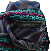 Alberta Ferretti zijden jurk met print