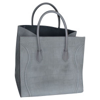 Céline Phantom Luggage aus Leder in Grau