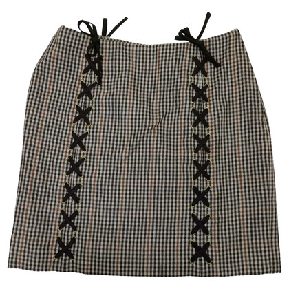 Moschino Cheap And Chic Skirt Wool in Brown