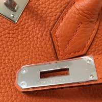 Hermès Birkin Bag 35 Leer in Oranje