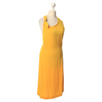 Max Mara Halter jurk in geel