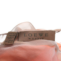 Loewe silk carré scarf in Apricot