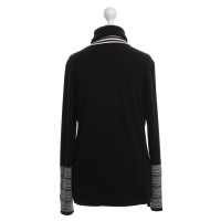 Marc Cain Roll collar sweater in black