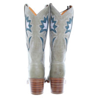 Frye Cowboy boots in green