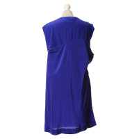 Maison Martin Margiela Mouwloos jurk in blauw